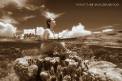 D1x - 12-24mm - 8" dome ikelite. Lagoon of Moorea by Eric Pinel 